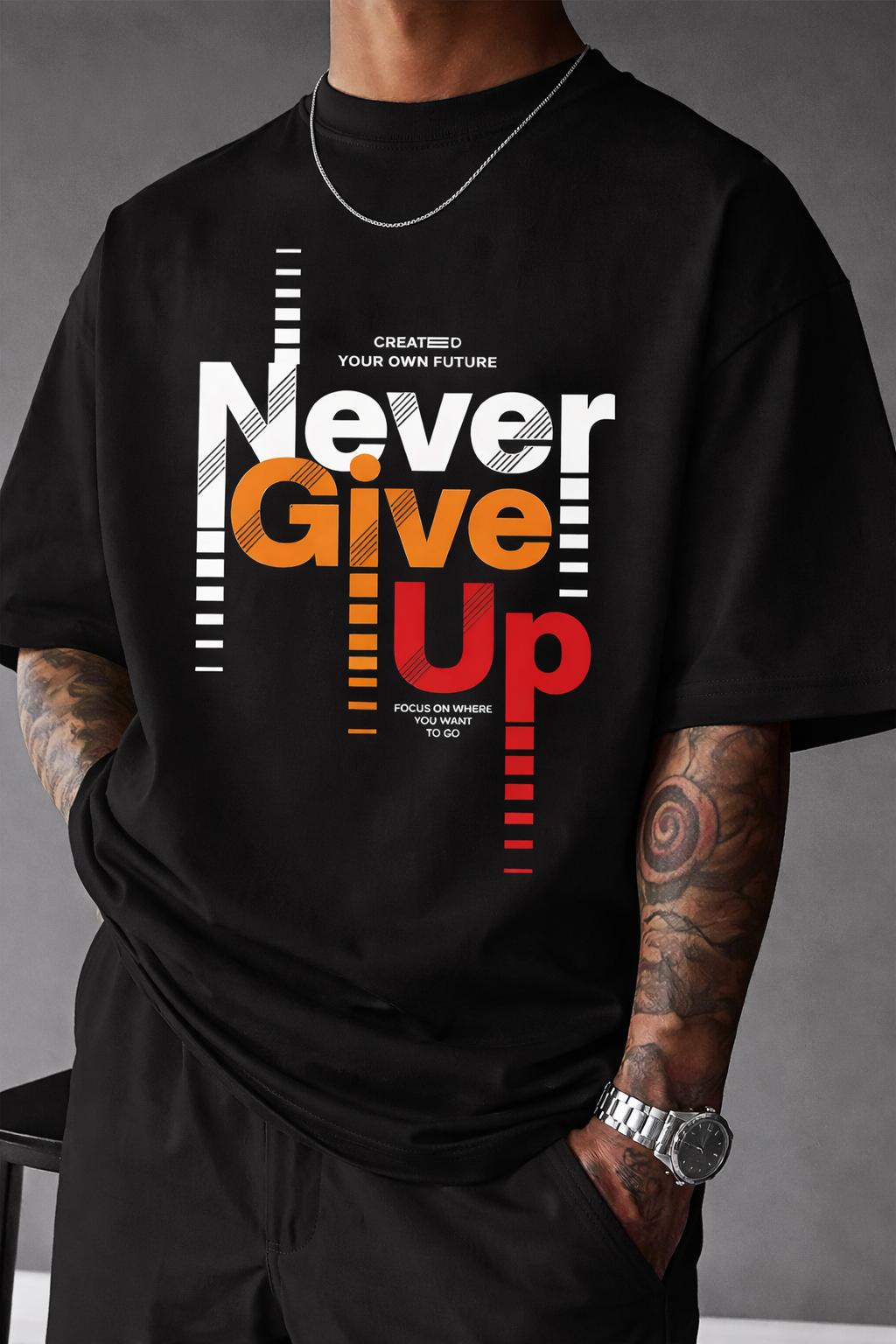 Never Give Up black